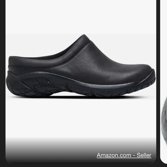 Merrell Womens Black Slip-On Shoes - Picture 2 of 7